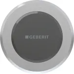 Sistema de descarga Geberit para inodoros. Descarga electrónica, servicio de red, servicio de red, doble descarga, botón infrarr